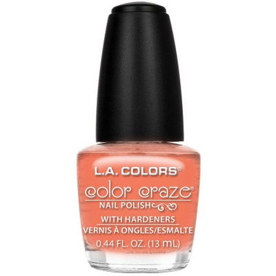 Beauty 21 Cosmetics, Inc. L.A. Colors Color Craze Nail Polish with Hardeners, Nectar, 0.44 fl oz