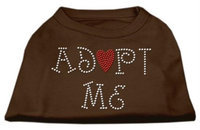 Ahi Adopt Me Rhinestone Shirt Brown XL (16)