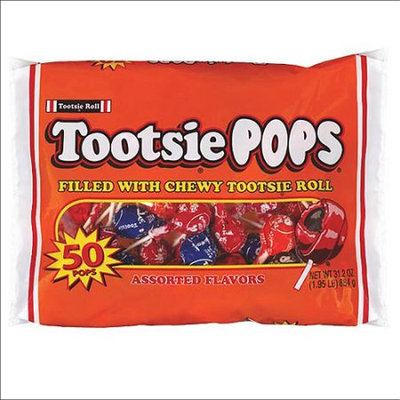 Tootsie Pops Assorted Flavors Pops, 31.2 oz