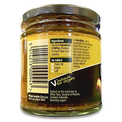 Meridian - Natural Hazelnut Butter Crunchy - 170g