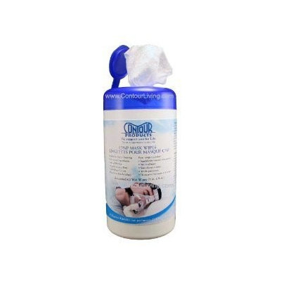 Contour Products CPAP Mask Cleaner Unscented Wipes