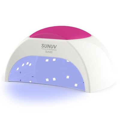 SUNUV SUN2C 48W LED UV nail Lamp with 4 Timer Setting,Senor For Gel Nails and Toe Nail Curing