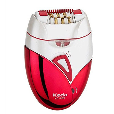 Permanent hair removal system, face and body hair removal system, FDA cleans 60 pairs of diagonal head 60 pieces of 2 in 1 electric epilator with razor/spinner and sensitive accessories Kodak KD-189 M