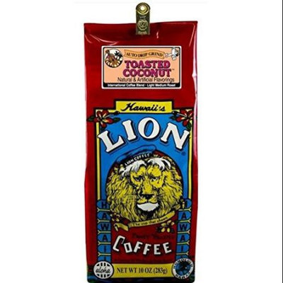 Hawaii Coffee Company Ground Coffee, Toasted Coconut, 10 Oz