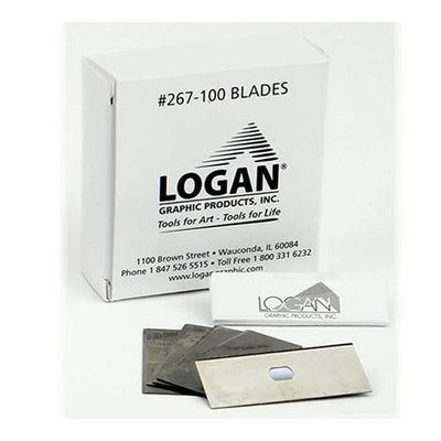Logan L267-100 Mat Cutter Replacement Blades 100-Pack