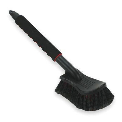 TOUGH GUY 2ZPD1 Dip And Wash Brush, Black And Red