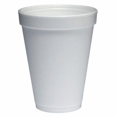 Dart Foam Cup 12 oz White, Case of 1000 12J12