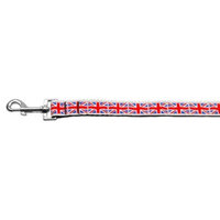 Mirage 125-022 1004 Tiled Union Jack Nylon Ribbon Dog Leash 1