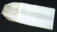 DAYTON 14X835 Bag, 43/4 In. L, Cloth, Reusable, PK 5