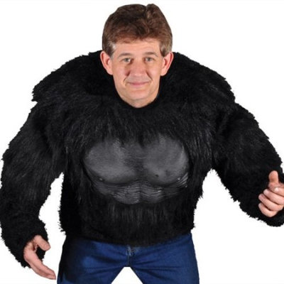 Gorilla Shirt Adult Halloween Costume - One Size