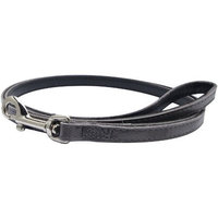 Dogit Leather Style Dog Leash, 48-Inch, Gray
