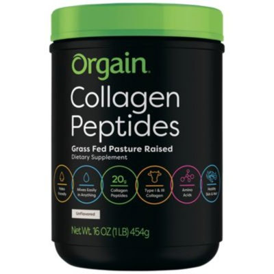 Grass Fed Collagen Peptides - UNFLAVORED (16 Ounces Powder) by Orgain at the Vitamin Shoppe