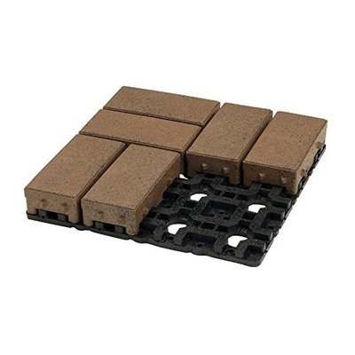 AZEK 4 in. x 8 in. Olive Permeable Paver