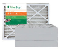AFB Bronze MERV 6 21x21x4 Pleated AC Furnace Air Filter. Filters. 100% produced in the USA. (Pack of 4)