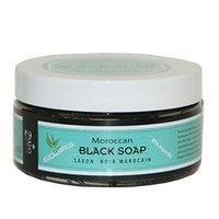 Zakia's Morocco Moroccan Black Soap with Eucalyptus - 8.82 oz