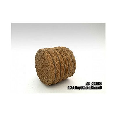 American Diorama 23984 Hay Bale Round Accessory 1-24 Scale Models