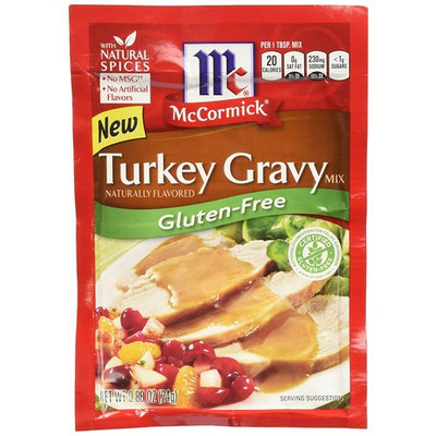 McCormick Gluten Free Turkey Gravy, 0.88 oz (Pack of 6)