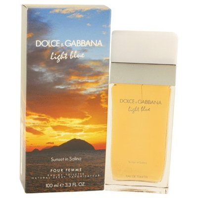 D & G Light Blue Sunset in Salina by Dolce & Gabbana Eau De Toilette Spray 3.4 oz (Pack of 2)