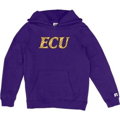 Russell NCAA East Carolina Pirates, Girls Pullover Hood with Pocket