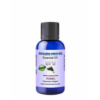 Fennel Essential Oil 1 Oz - 30 ML 100% Pure Natural Organic Pharmaceutical Medi Top Grade A Steam Distilled Undiluted for Hair and skin by Organic Pure Oil