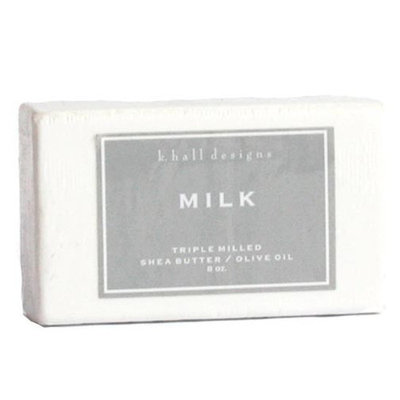 K Hall Designs Milled Shea Soap 8 oz. - Milk