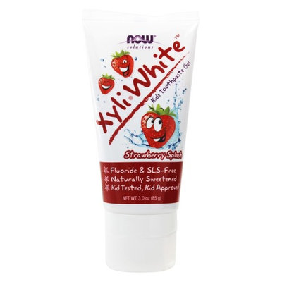 NOW Foods - XyliWhite Kids Toothpaste Gel Strawberry Splash - 3 oz.(pack of 6)