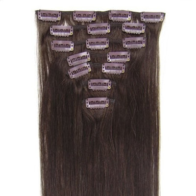 7pcs Clip in Indian Remy Human Hair Extensions Straight 10colors in 5 Length Women's Beauty Accecories for Your Best Choose High Quality