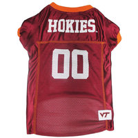 Pets First College Virginia Tech Hokies Collegiate Dog Jersey, Available in Various Sizes