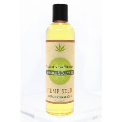 Massage oil Natural Blend NAKED in the WOODS White Tea and Ginger by Earthly Body 8oz