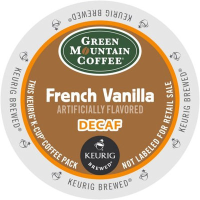 Green Mountain French Vanilla Decaf Coffee, K-Cup Portion Pack for Keurig Brewers