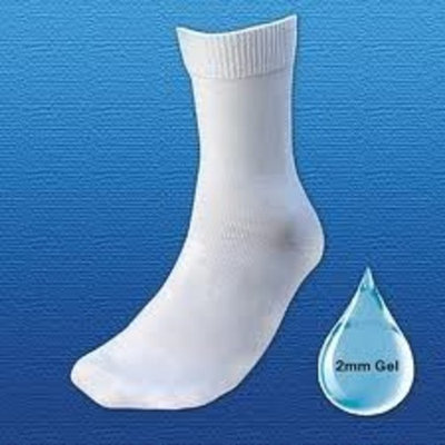 Silipos Arthritic - Diabetic Gel Sock Black - #1708 - Size Large -SOCK SIZE 10-13