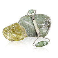 The Original Natural Himalayan Jade Roller Anti Aging Facial Massage Double Neck Slimming Healing Therapy
