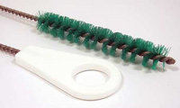 TOUGH GUY 2VGZ4 Pipe Brush w/ Hndl, Nylon, Grn,18 In. OAL