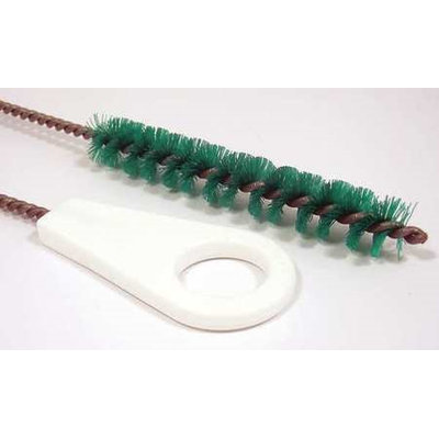 TOUGH GUY 2VGZ4 Pipe Brush w/ Hndl, Nylon, Grn,18 In. OAL