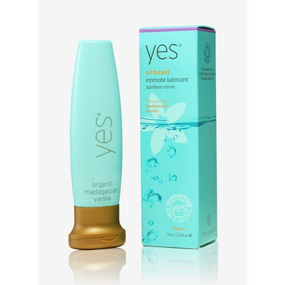 YES Personal Lubricant - Oil Based Madagascar Vanilla Scented 80ml / 2.7oz | Organic Intimate Lubricant