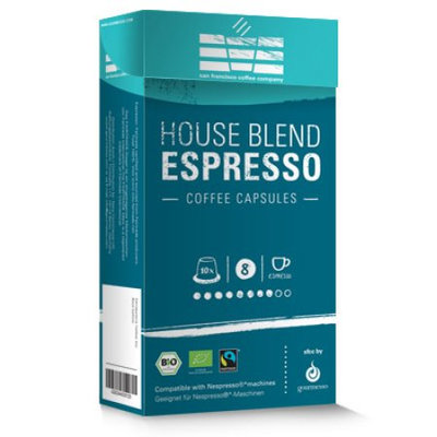 SFCC House Blend Espresso, Nespresso Compatible Coffee Capsules, 50 Ct