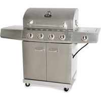 Blue Rhino Global Sourcing, Inc. Better Homes and Gardens 4-Burner Gas Grill, Stainless Steel