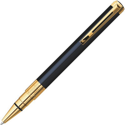 Waterman Perspective Black w/ Gold Ballpoint Pen