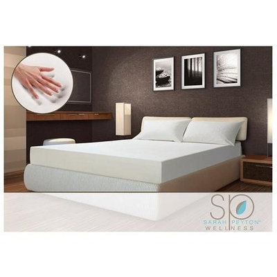 Sarah Peyton Soft Support 10-inch Queen- size Memory Foam Mattress and Bonus Pillow Set