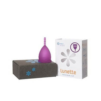 Lunette Reusable Menstrual Cup - Violet - Model 1 for Light Flow - Your Vagina's New Best Friend