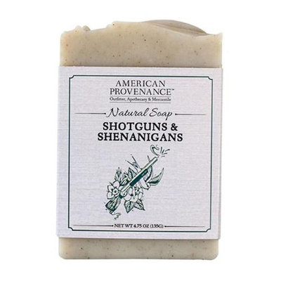 American Provenance 232442 4.75 oz Shotguns & Shenanigans Bar Soap