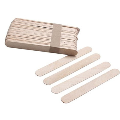 Toraway Approx 50PCS Wooden Body Hair Removal Sticks Wax Waxing Disposable Sticks