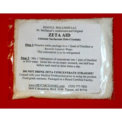 Zeta Aid Crystals - Dr. TC McDaniel’s Original And Authorized Zeta Aid Crystals - 3 Oz Package