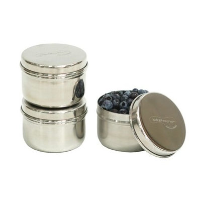U Konserve - Stainless Steel Mini Food Containers, Environment Friendly Reusable Jars, Ideal for Small Foods (3 Ounce, Pack of 3)