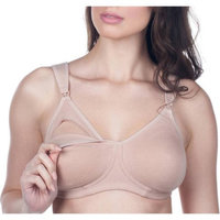 Loving Moments by Leading Lady Maternity Wirefree Sport Nursing Bra with Padded Comfort Straps and Full Sling