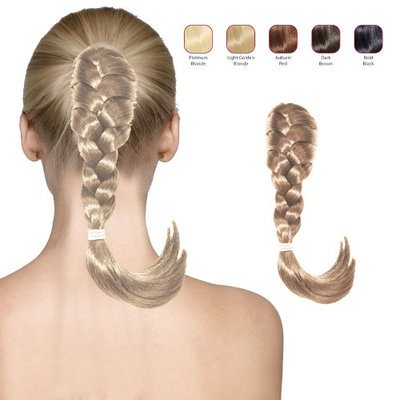 Buy 2 Hollywood Hair French Plat Hair Piece and get 1 Free - Platinum Blonde (Pack of 3)