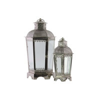 Urban Trends Collection: Metal Lantern Antique Finish