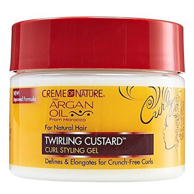 Creme of Nature Argan Oil Twirling Custard Styling Gel 340 ml by Creme of Nature