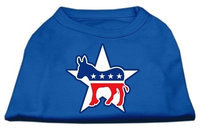 Ahi Democrat Screen Print Shirts Blue Med (12)