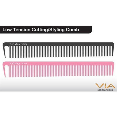 Low Tension Cutting/Styling Comb - Pink (2 pack) by 1stopsalon